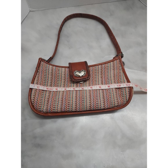 Fossil Woven Fall Brown/Multi Color Small Bag - Picture 10 of 11
